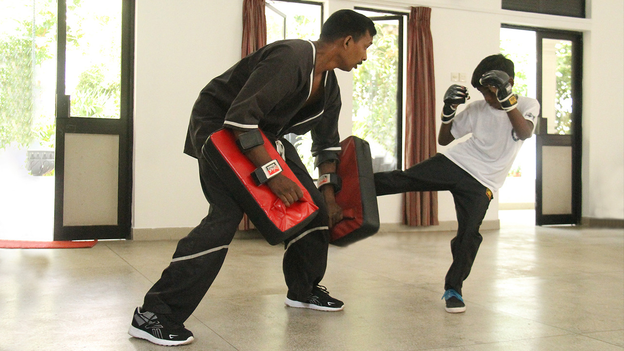 Kids Wing Tsjun Form Training